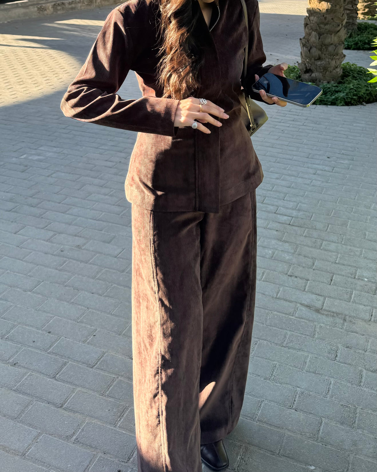 Chestnut Corduroy Set